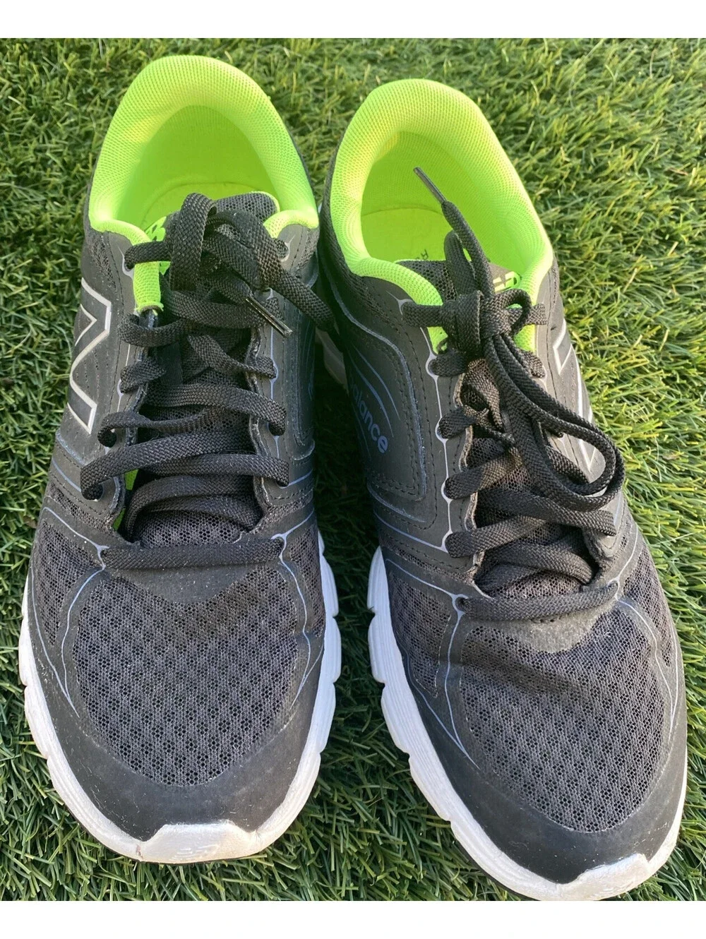 New Balance Mens 8.5 D 575v2 Running Sneakers Athletic Lace Up Shoes Black